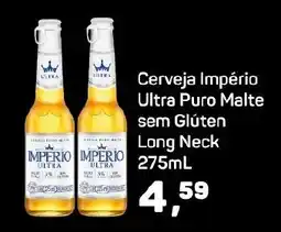 Supermercados São Vicente Cerveja Império Ultra Puro Malte sem Glúten Long Neck oferta