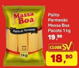 Supermercados São Vicente Palito parmesão massa boa oferta