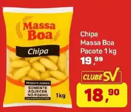 Supermercados São Vicente chipa massa boa oferta