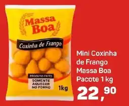 Supermercados São Vicente Mini Coxinha de Frango Massa Boa oferta