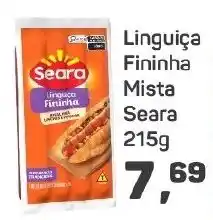 Supermercados São Vicente Linguiça Fininha Mista Seara oferta