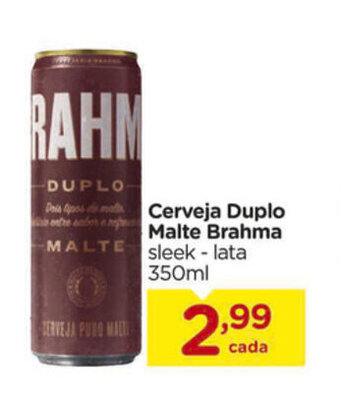 Carrefour Cerveja Duplo Malte Brahma 350ml oferta