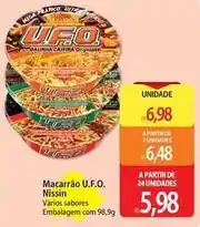 Atacadão Nissin - macarrão u.f.o oferta