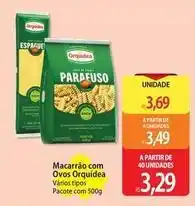 Atacadão Orquídea - macarrão com ovos oferta