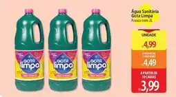 Atacadão Gota limpa - água sanitária frasco oferta