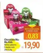 Atacadão Mu-mu - chocolate kids oferta