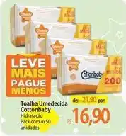 Atacadão Cottonbaby - toalha umedecida oferta