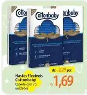 Atacadão Cottonbaby - hastes flexiveis oferta