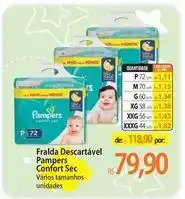 Atacadão Pampers - fralda descartável confort sec oferta