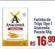 Max Atacadista Anaconda - farinha de trigo tipo 1 oferta