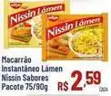 Max Atacadista Nissin - macarrão instantâneo lamen sabores oferta
