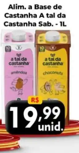 Supermercado Pastorinho Alim. a Base de Castanha A tal da Castanha Sab. oferta