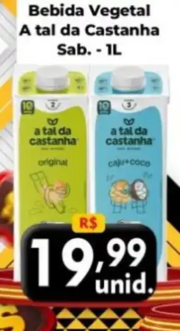 Supermercado Pastorinho Bebida Vegetal A tal da Castanha oferta