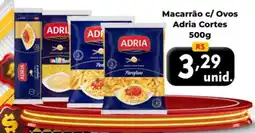 Supermercado Pastorinho Macarrão c/ Ovos Adria Cortes oferta