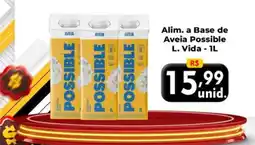 Supermercado Pastorinho Alim. a Base de Aveia Possible L. Vida oferta