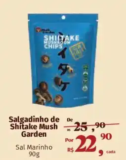 Supermercados Mateus Salgadinho de Shitake Mush Garden oferta