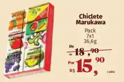 Supermercados Mateus Chiclete Marukawa oferta