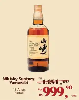 Supermercados Mateus Whisky Suntory Yamazaki oferta