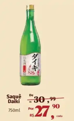 Supermercados Mateus Saquê Daiki oferta