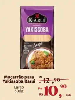 Supermercados Mateus Macarrão para Yakissoba Karui Largo oferta
