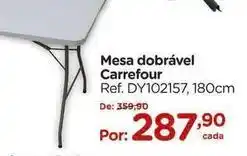Carrefour Carrefour - mesa dobrável oferta