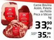 Tenda Atacado Montana - carne bovina acém, paleta ou peito peça a vácuo oferta