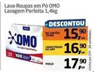 Tenda Atacado Omo - lava-roupas em pó lavagem perfeita oferta