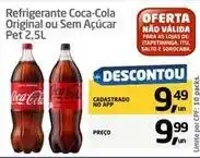 Tenda Atacado Coca-cola - refrigerante original ou sem açúcar oferta