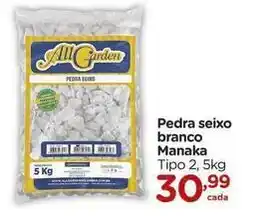 Carrefour Natural - pedra seixo branco oferta