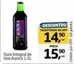 Tenda Atacado Aurora - suco integral de uva oferta