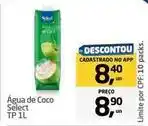 Tenda Atacado Select - água de coco oferta