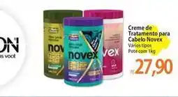 Atacadão Novex - creme de tratamento para cabelo oferta