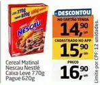 Tenda Atacado Nestlé - cereal matinal nescau caixa leve oferta