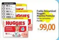 Atacadão Huggies - fralda descartável máxima proteção oferta