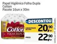 Tenda Atacado Cotton - papel higiênico folha dupla oferta