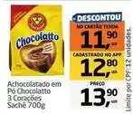 Tenda Atacado 3 corações - achocolatado em pó chocolatto oferta