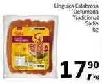 Tenda Atacado Sadia - linguiça calabresa defumada tradicional oferta