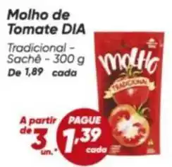 Dia Dia - molho de tomate oferta