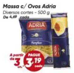 Dia Adria - massa c/ ovos oferta