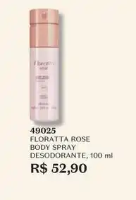 O Boticário Floratta - rose body spray desodorante oferta