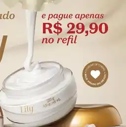 O Boticário Lily - e pague apenas no refil oferta