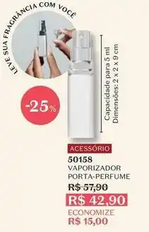 O Boticário Cuide-se bem - vaporizador porta-perfume oferta