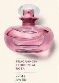 O Boticário Florestal - fragrancia rosa oferta