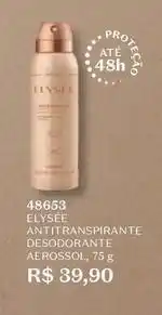 O boticario - elysée antitranspirante desodorante aerossol