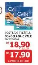 Assaí Atacadista C-vale - posta de tilápia congelada oferta