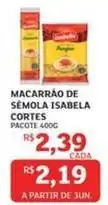 Assaí Atacadista Isabela - macarrão de semola cortes oferta