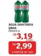 Assaí Atacadista Qboa - água sanitária oferta