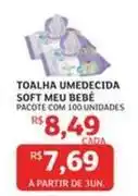 Assaí Atacadista Meu bebê - toalha umedecida soft meu bebe oferta