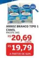 Assaí Atacadista Camil - arroz branco tipo 1 oferta