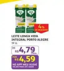 Assaí Atacadista Vida - leite longa vida integral porto oferta